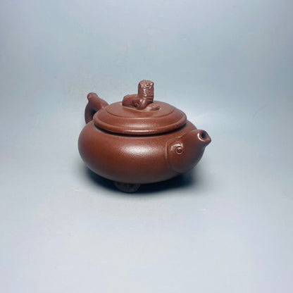 Chinese Yixing Zisha Clay Handmade Exquisite Teapot （藏龙卧虎 底款：尹益中）