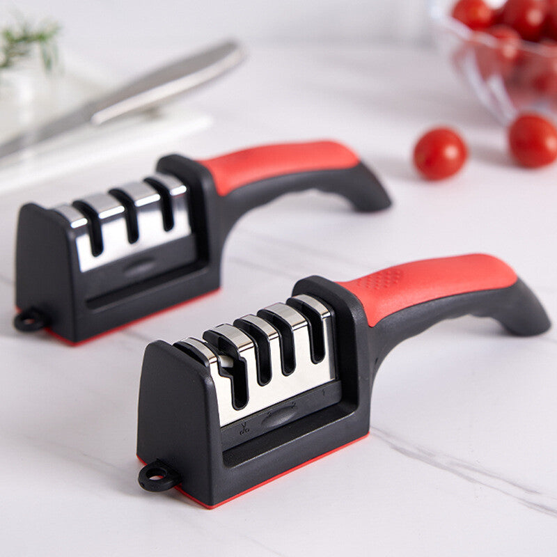 Knife Sharpener Professional Ceramic Tungsten Kitchen Sharpening System 3 Stage