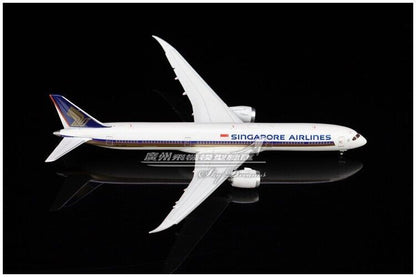 1:400 JC Wings SINGAPORE AIRLINES BOEING 787-10 Airplane Flap Down Diecast Model