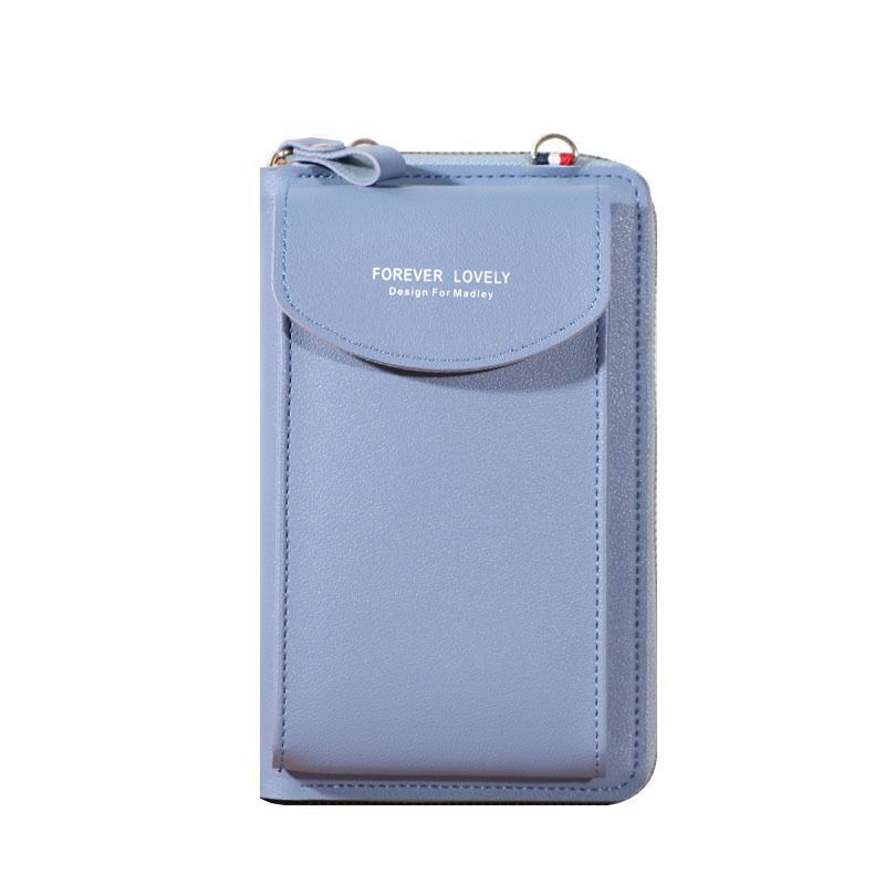 Wallet Shoulder Mini Synthetic Leather Bag Straps Phone Big Card Holders Handbag