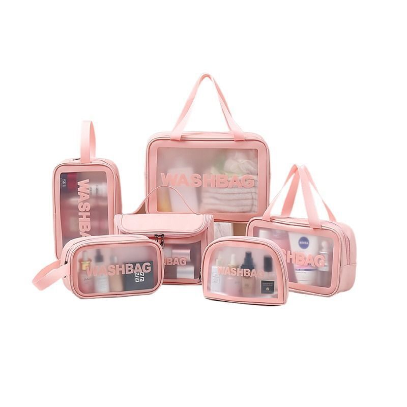 Transparent PVC Storage Bags Travel Organizer Makeup Bag Cosmetic Case Toiletry