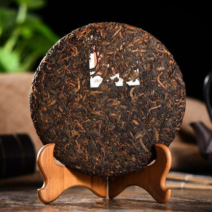 2008 Menghai TianDiRen Imperial Collection Golden Bud Tea Ripe Pu-erh Cake 357g