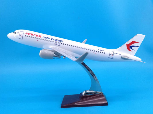 37CM China Eastern AIRBUS A320 B-6376 Passenger Airplane Resin Aircraft Model