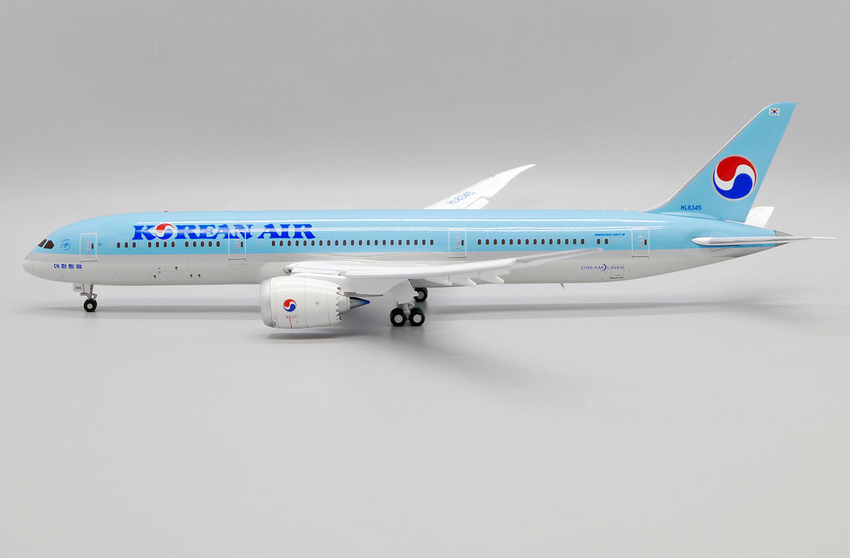 1:200 JC Wings Korean Air Boeing 787-9 HL8345 Passenger Airplane Diecast Model