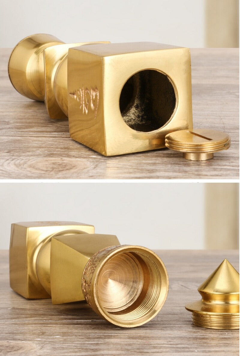 1pc 6" Feng Shui Brass Five Element Pagoda Protection Buddhist Temple Supplies