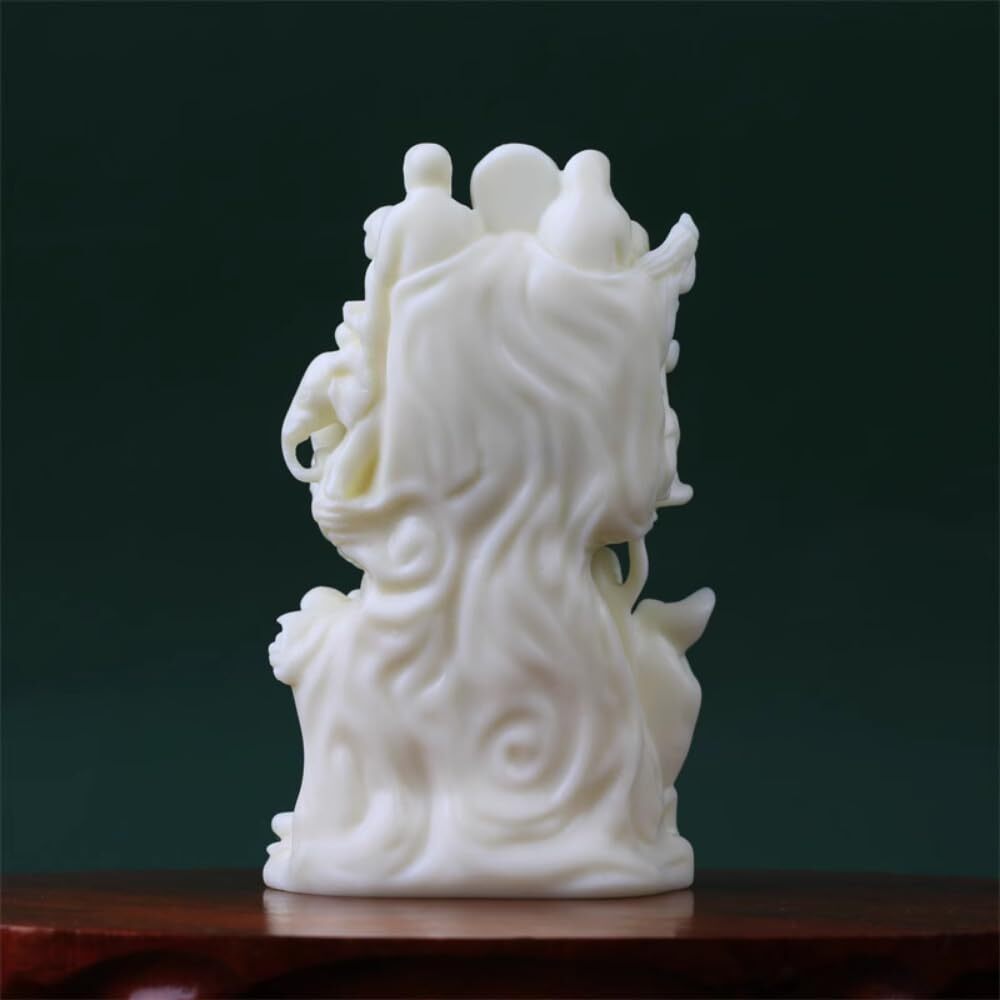 15cm 18 Arhat Buddha Carvings Temple Hall Worship Carving Crafts Collectible