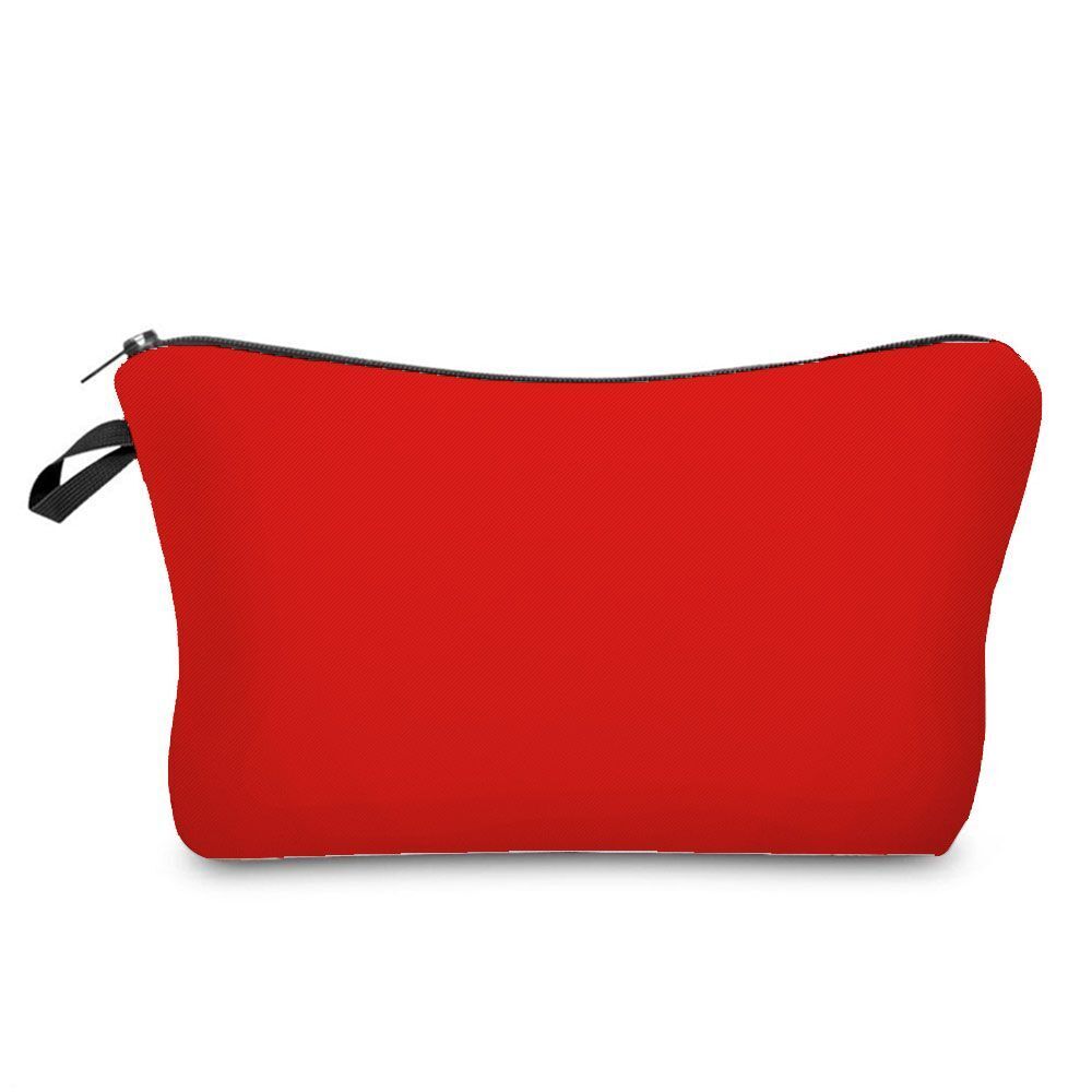 Heat Transfer Cosmetic Bags Toiletry Purse Waterproof Makeup Organizer Storage