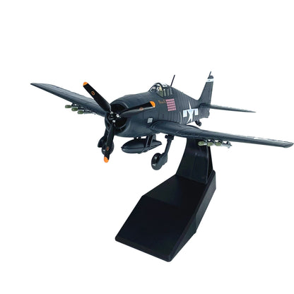 1:72 World War Ii American F6f Hellcat Alloy Aircraft Fighter Model