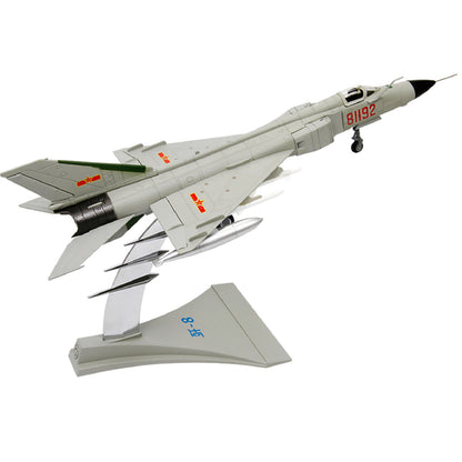1:100 J-8 Fighter 81192 Airplane Diecast Military Aircraft Plane Model Display