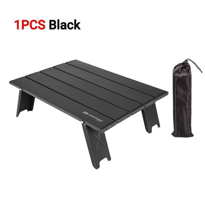 2/1pcs Camping Mini Foldable Table Ultralight Aluminum Alloy Outdoor Table Sey