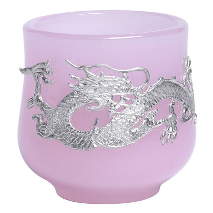 1pc 80ml Chinese Tea Cup Porcelain Tea Cup for Lady Pink Glaze Personal Cup