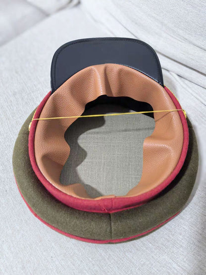 WW2 Soviet Army Officer's Cap Hat USSR Military Cap Wool Size L/58cm