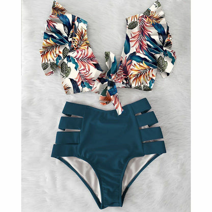 Women Swimsuit Swimwear High Waist Bikini Sexy Push Up Plus Size Bathing Suits