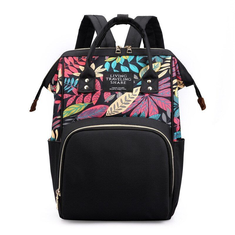 Nylon Women School Bags Shoulder Backpacks Large Nursing Bags Business Laptop