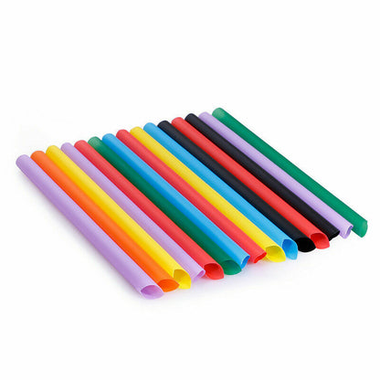 100Pcs Drinking Straws For Smoothie Milkshake Boba Bubble Tea Straws