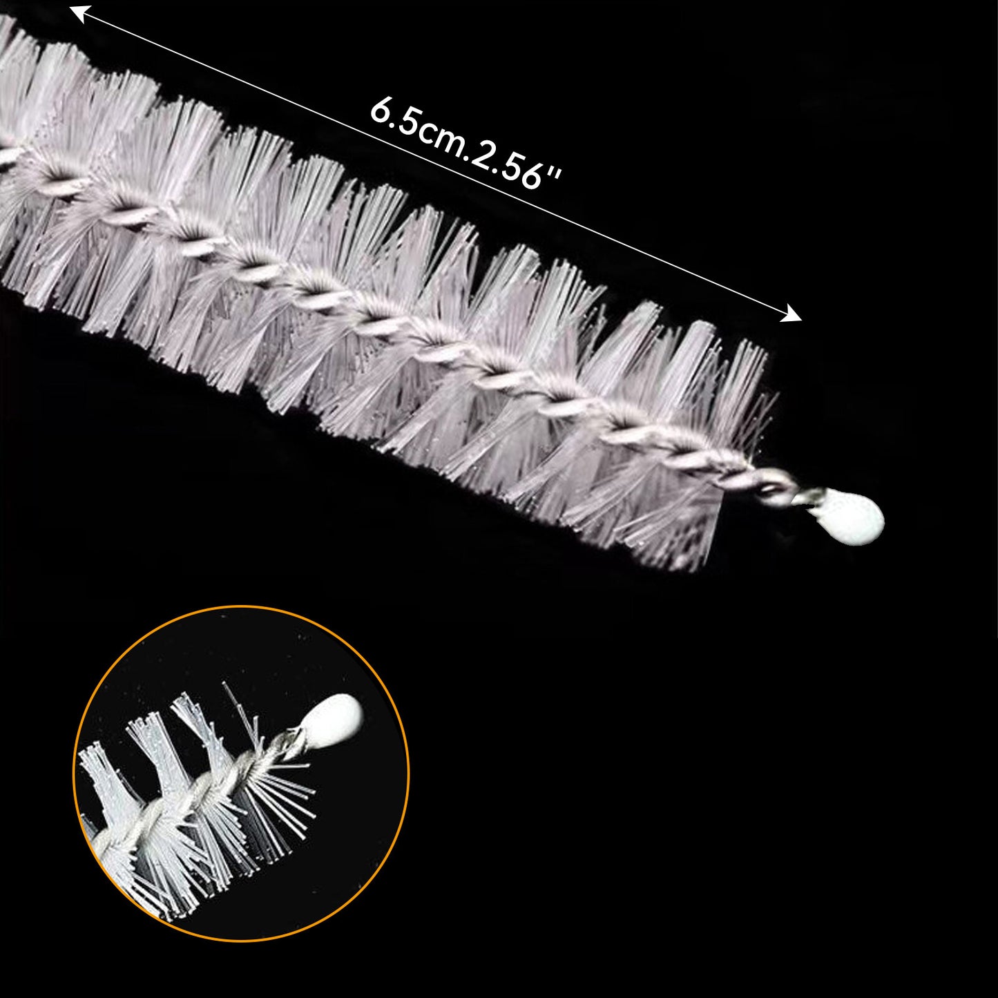 2x Refrigerator Scrub Brush Flexible Cleaner Hole Car Sunroof Drain Clog Remover