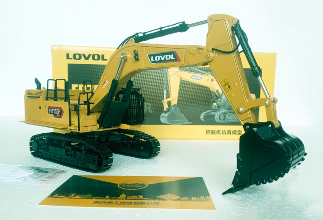 1:43 37CM LOVOL FR750F Excavator Construction Equipment Machinery Diecast Model