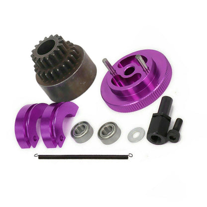 Metal 16-21T Double Gear Clutch Flywheel Bearing For HSP 94122 02023 1/10 RC n
