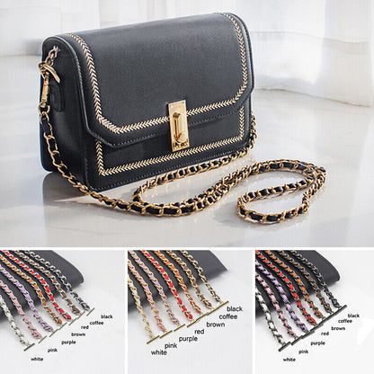 T Buckle Metal Purse Chain Strap Handle Shoulder Crossbody Bag Replacement