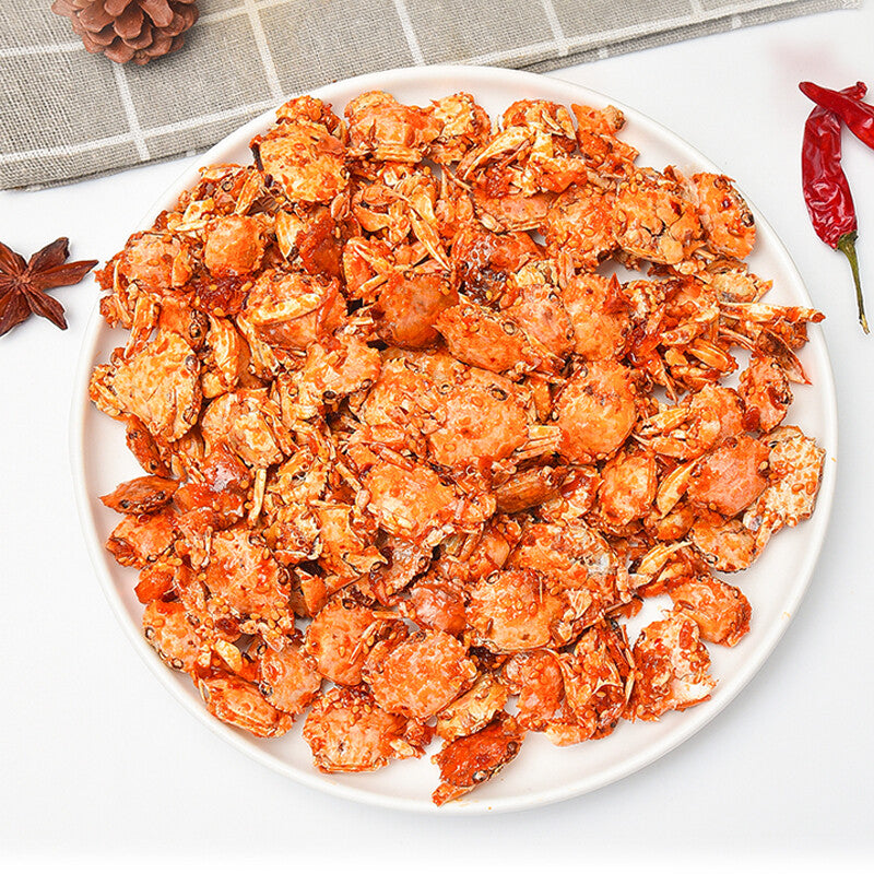 Spicy Crab.Crispy Meat Crab Ready-to-eat 85g/Bag.Cooked Snack Spicy Seafood Crab