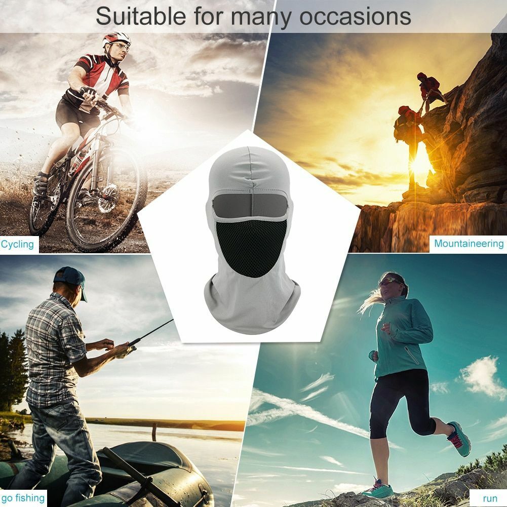 Motorcycle Full Cover Face Mask Cycling Balaclava Hat Lycra Outdoor Helmet Cap