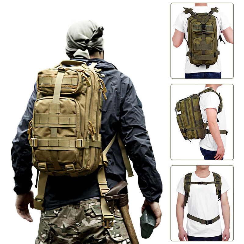 Backpack Military Army Bag Rucksack Hiking Sports Pack Climbing Bags