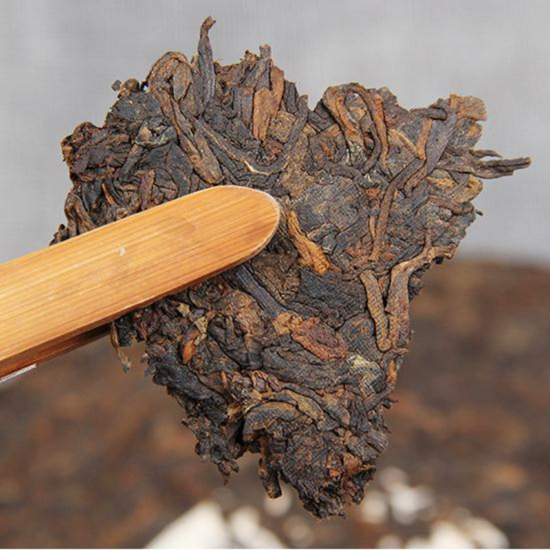 357g Yunnan Old Tree Cooked Pu-erh Tea Cake Jingmai Collection Puerh Ripe Tea