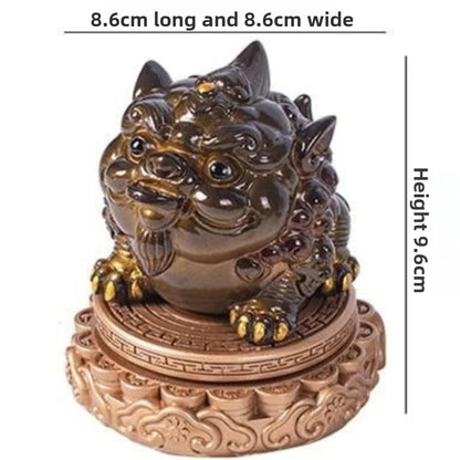 Resin Color Changing Tea Pet Ornament PI Xiu Tea Table Tea Tray Kung Fu Teaware