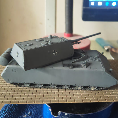 3D Printed 1/72 German Mouse Tank Finished Product