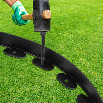 10M Garden Lawn Edging Border - Flexible Fence Plant Grass Barrier for Landscape