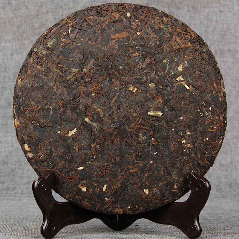 2024 Glutinous Rice Fragrant Shu Puer Tea Nuo Mi Xiang Ripe Puer Tea 357g