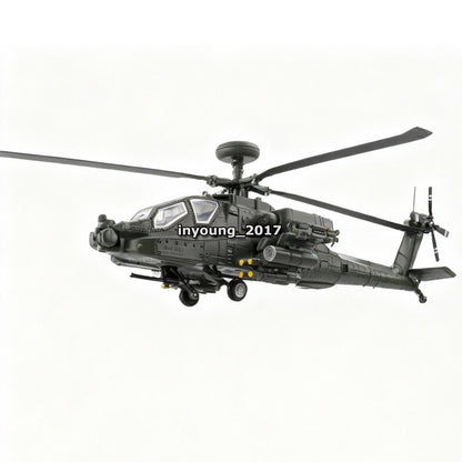 Boeing AH-64D Apache Helicopter Model Diecast Army Military Toy Airplane Green