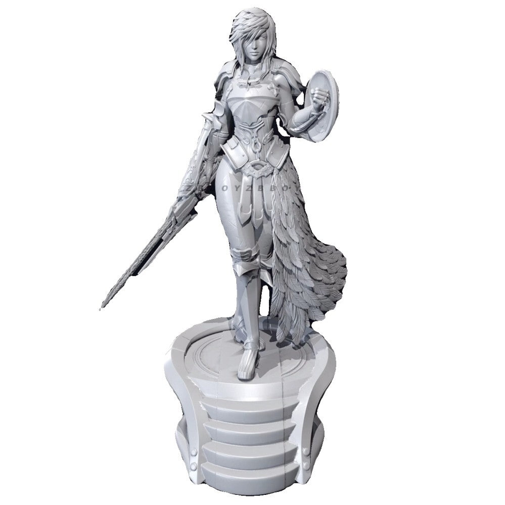 1/24 resin figure model kit Final Swordsman Female Warrior Unassembled unpainted