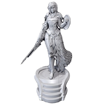 1/24 resin figure model kit Final Swordsman Female Warrior Unassembled unpainted