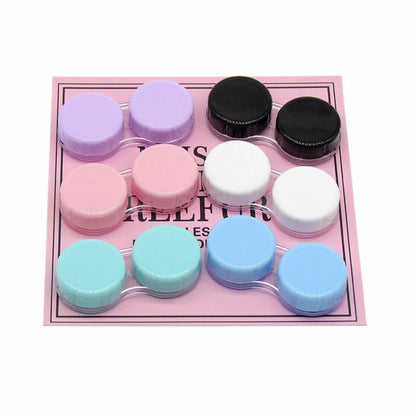 Contact Lenses Box Color Lenses Tweezers Case Travel Kit Holder Container Unisex