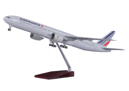1:157 47CM AIR FRANC BOEING 777-300ER Airplane Landing Gear Resin Aircraft Model