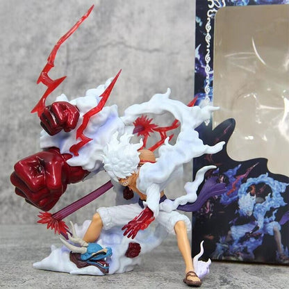 Anime One Piece Sun God Nika, Luffy's Gear 5 Action Figure PVC Model Statue Toys