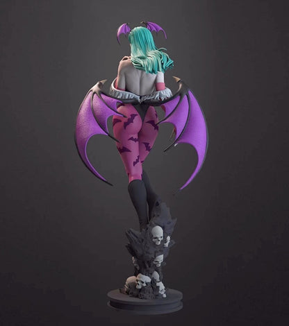1/24 resin figure model 3D printing of Dragon Girl Warrior Unpainted Unassembled