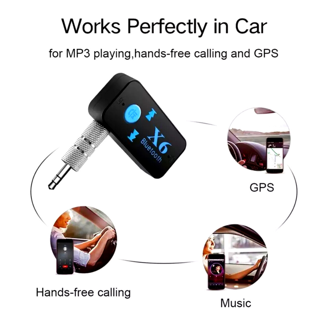 Adaptador Bluetooth Para Carro Auto Conector Inalambrico Receptor Musica 1/2 Pc