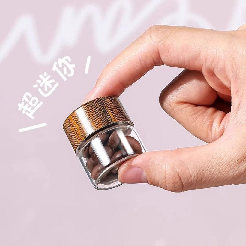 Mini Glass Sealed Jar Dispenser Bottle Portable Tea Storage Small Empty Bottle