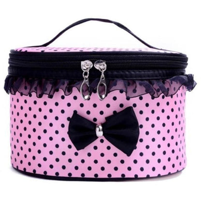 Multifunction Travel Clear Makeup Bag Polyester Toiletries Organizer Waterproof