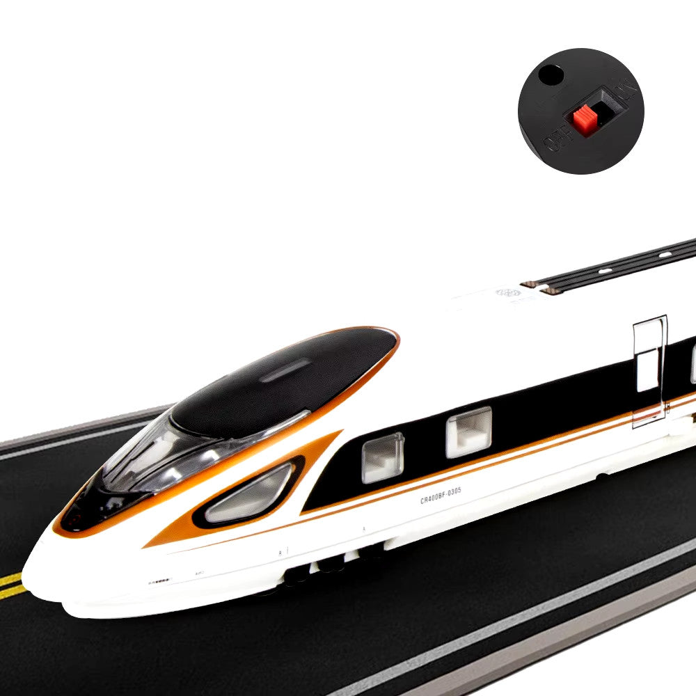 Alloy High-Speed Train Model Diecast Metal Toy Rail Electric High-Speed Train Me