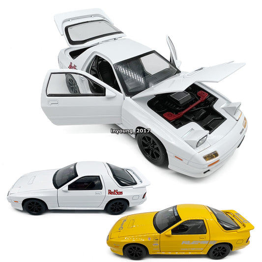 1/24 Mazda RX-7 FC3S Model Car Alloy Diecast Toy Vehicle for Boys Kids Gifts