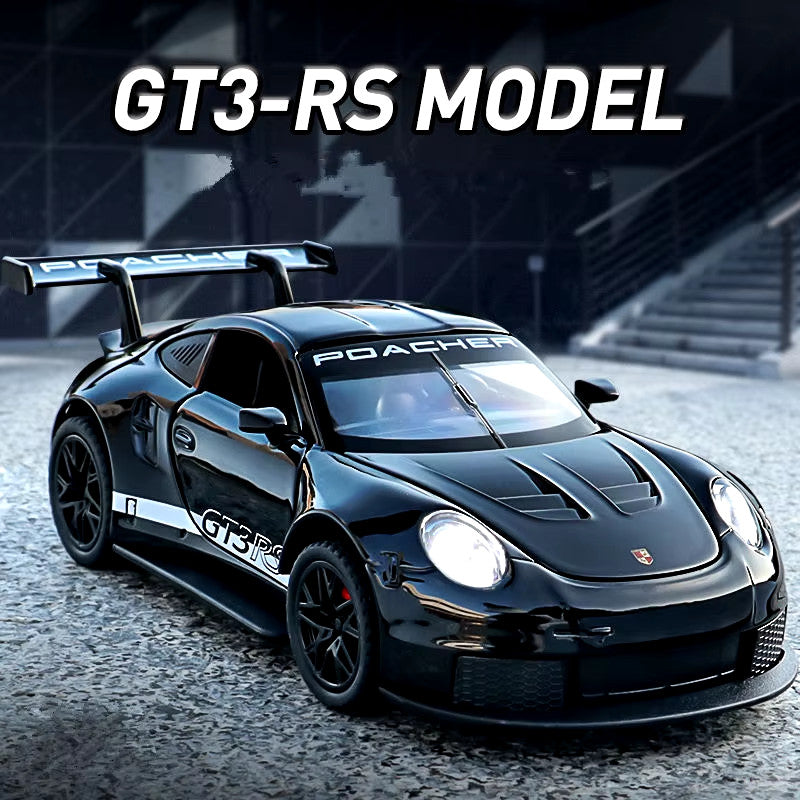 1:32 911 GT3 RS Alloy Sports Car Model Diecast Metal Racing Car Vehicles Model S