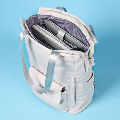 Fashion Women Shoulder Bag Waterproof Oxford Cloth Notebook 15.6 Inch Backpack