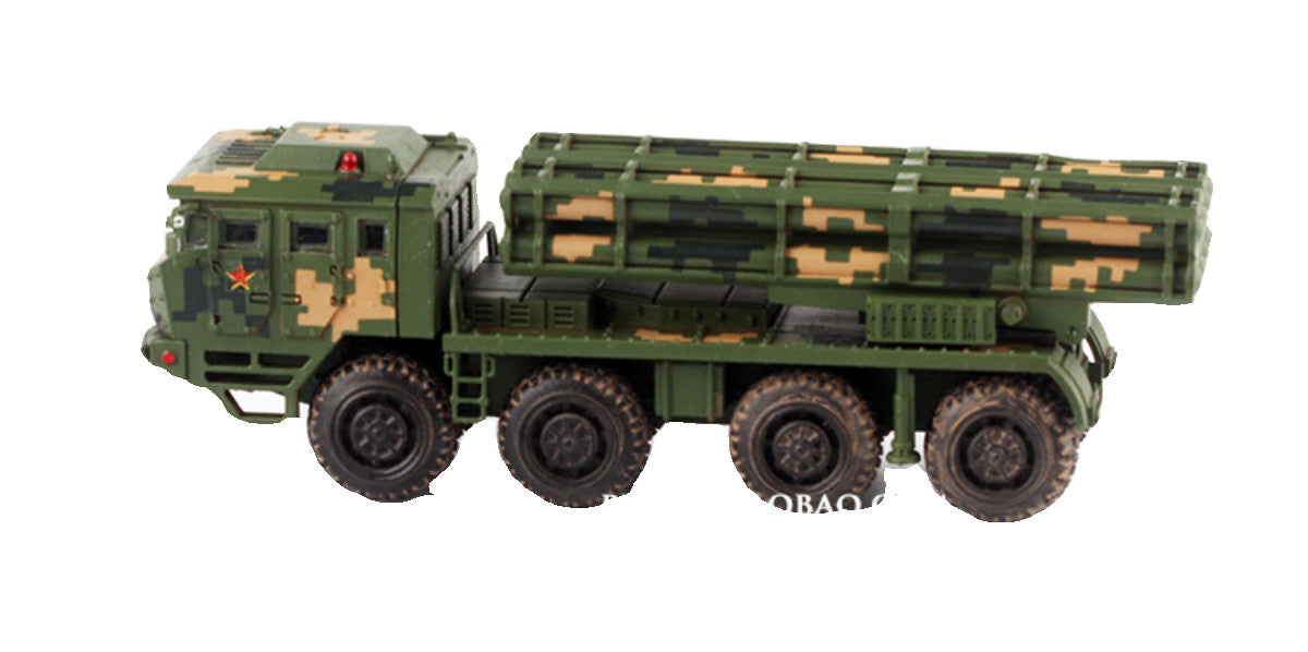 1/72 Chinese PHL-191 Multiple Rocket Launcher Model Digital Camo Coating