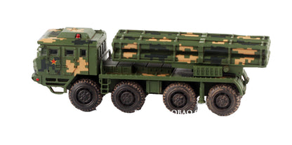 1/72 Chinese PHL-191 Multiple Rocket Launcher Model Digital Camo Coating