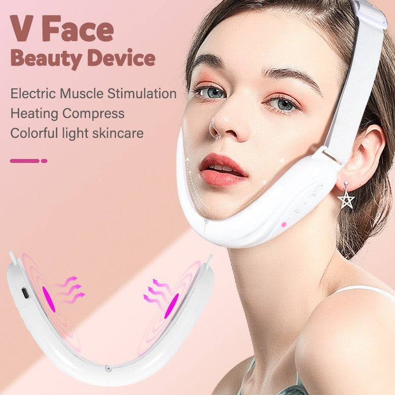 V-Face Double Chin Eliminator Machine Intelligent Lifting Firming Saggy Skin