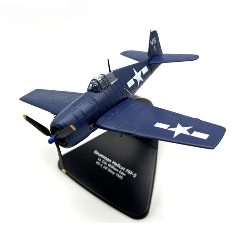 1/72 F6F-5 Fighter Hellcat WWII Fighter Alloy Model Aircraft Collectible