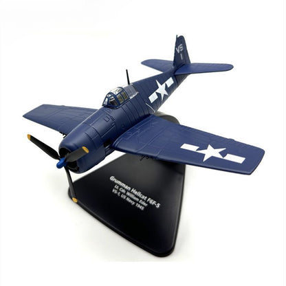 1/72 F6F-5 Fighter Hellcat WWII Fighter Alloy Model Aircraft Collectible